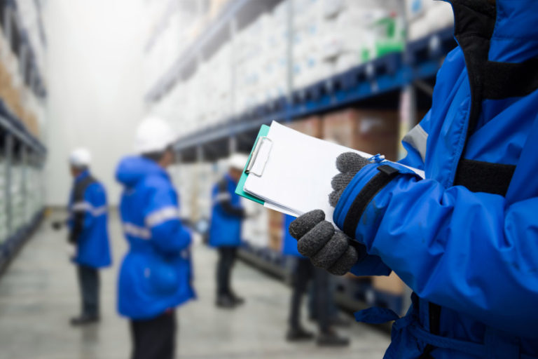 Freezing room or warehouse for Foods