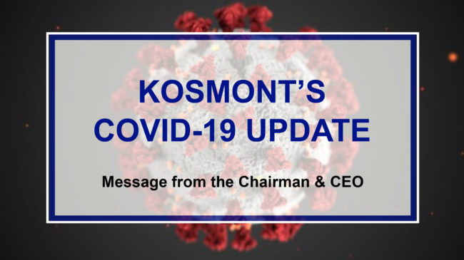 COVID-19 Kosmont Update